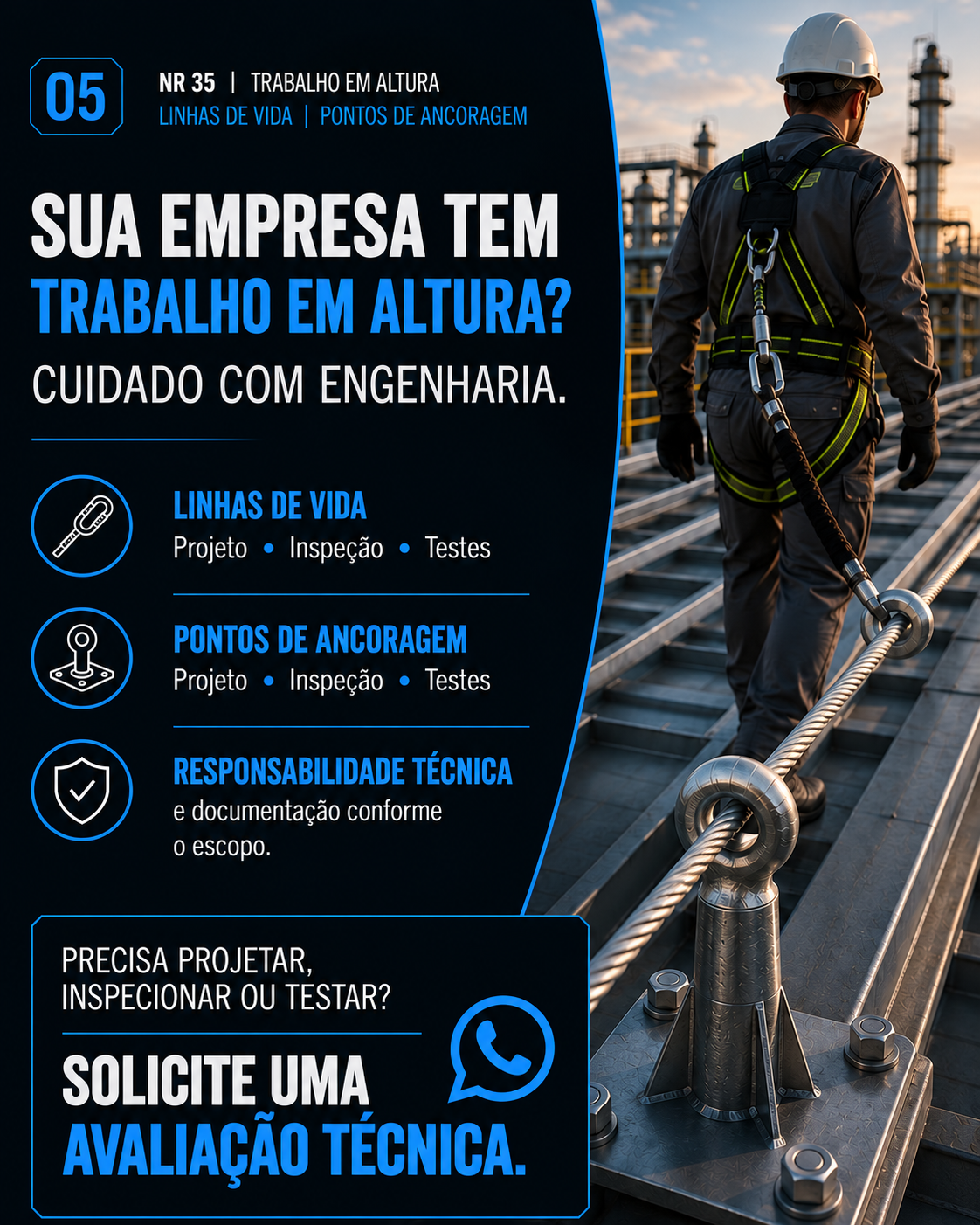 Material ilustrativo sobre Planejamento e documentação do sistema, com destaques azuis e sem marcas de terceiros